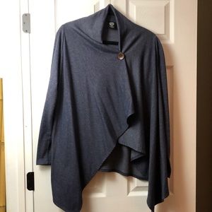 Button wrap cardigan